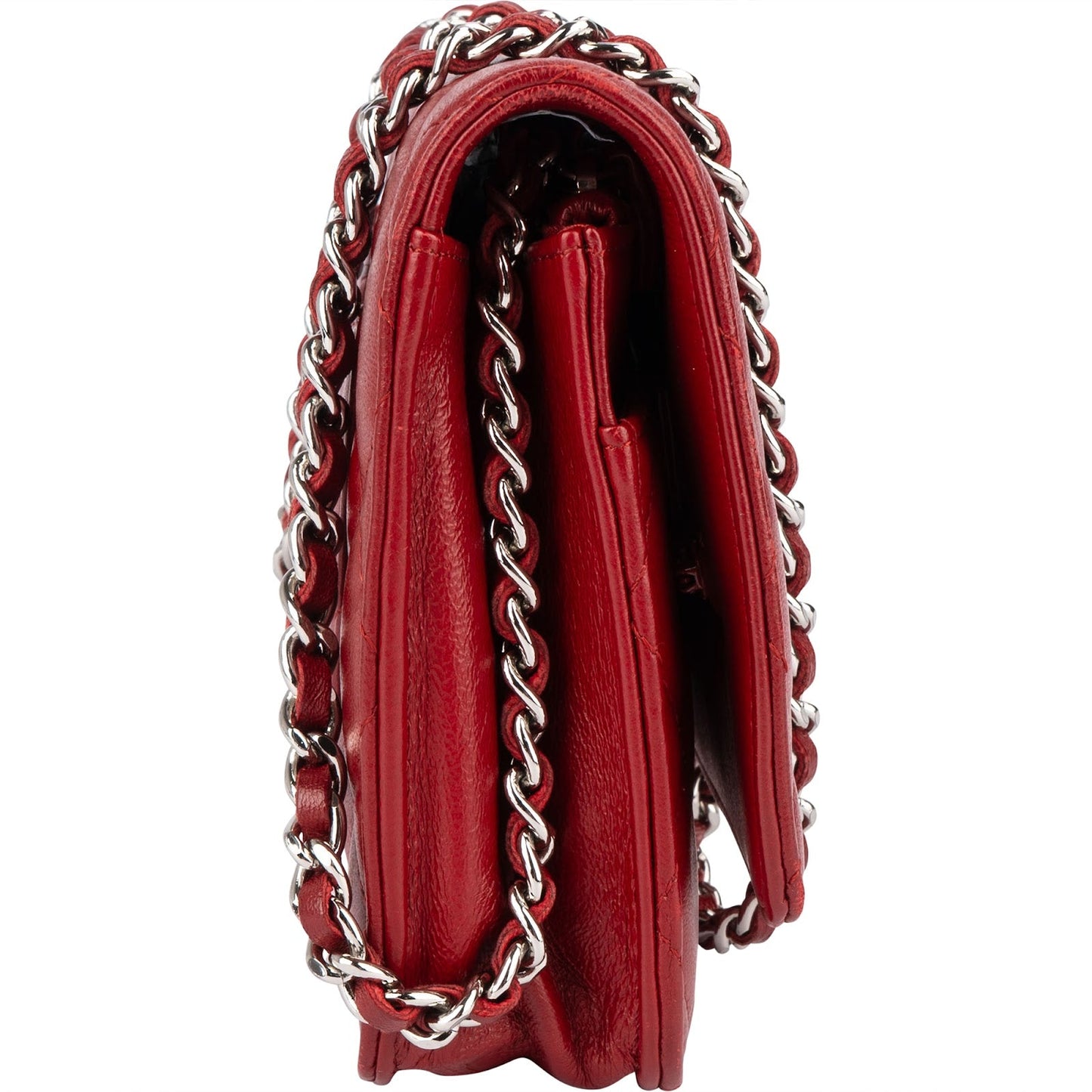 Chanel Quilted Lambskin Wallet On Chain Crossbody Bag