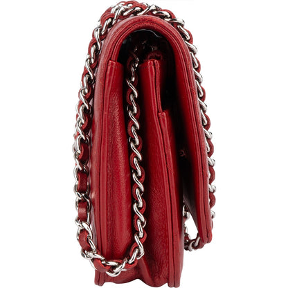 Chanel Quilted Lambskin Wallet On Chain Crossbody Bag