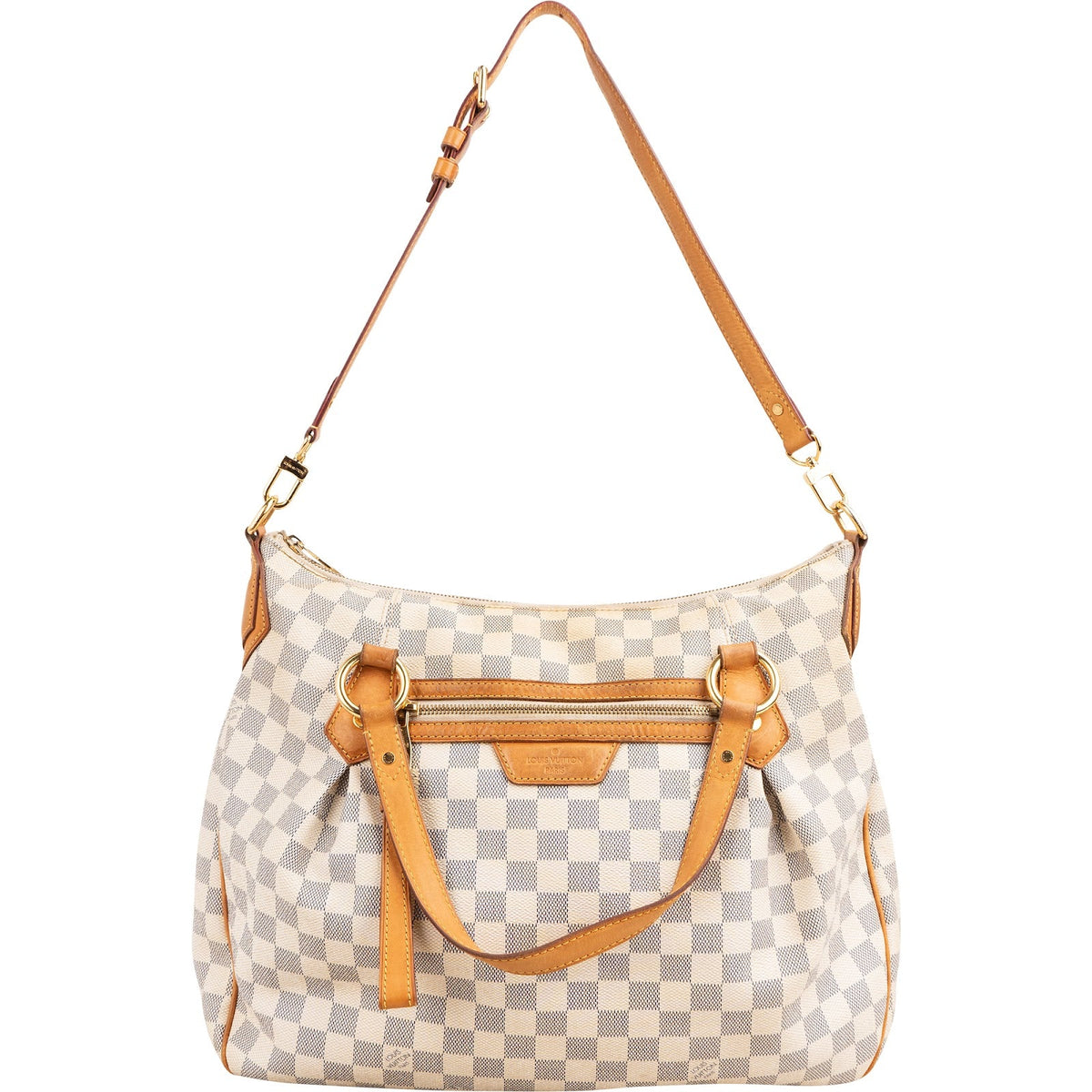 Louis Vuitton Monogram Damier Azur Evora MM Handbag