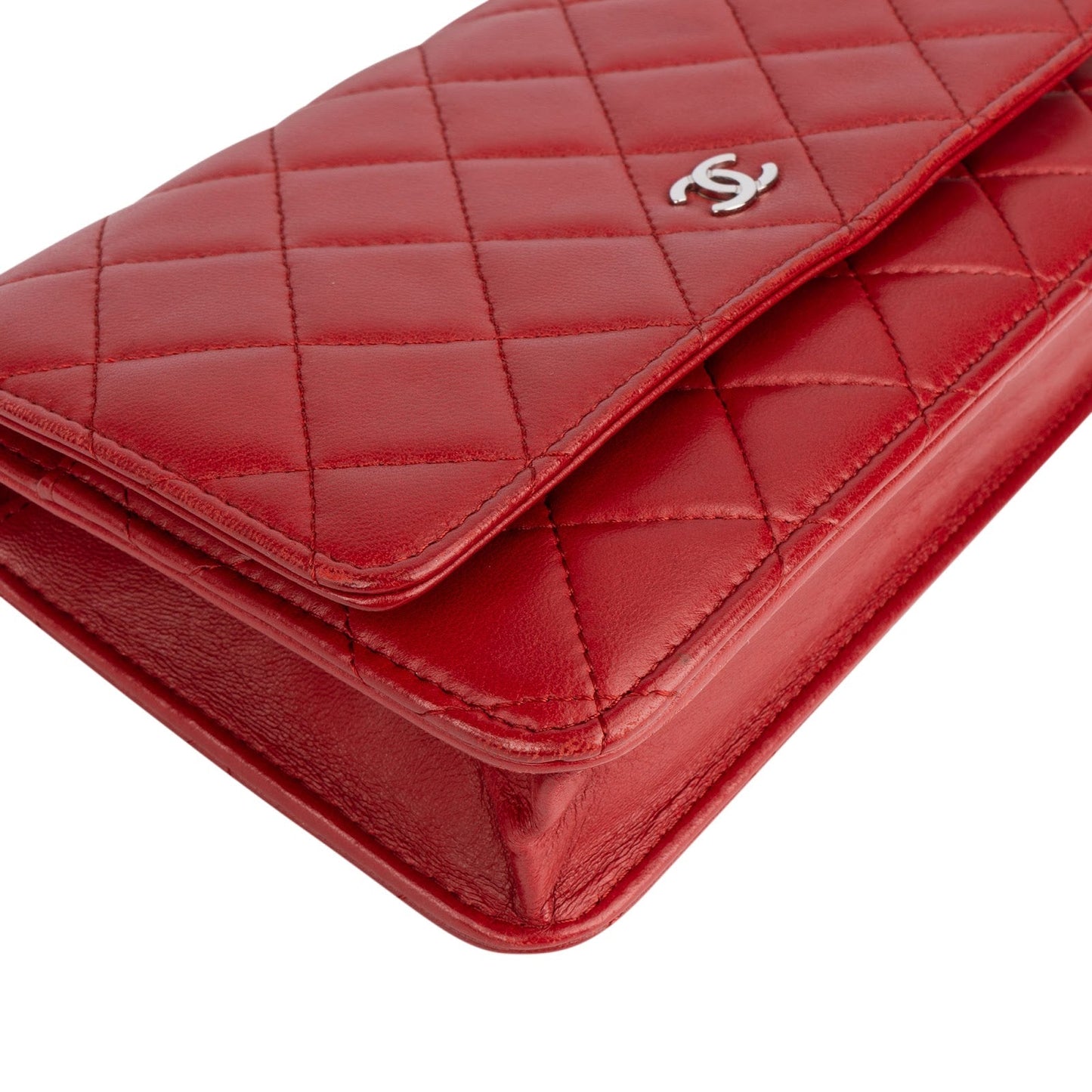 Chanel Quilted Lambskin Wallet on Chain Crossbody Bag