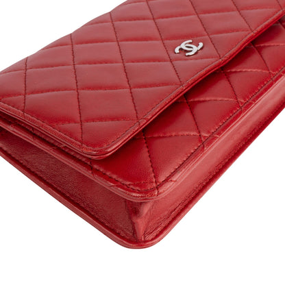 Chanel Quilted Lambskin Wallet on Chain Crossbody Bag