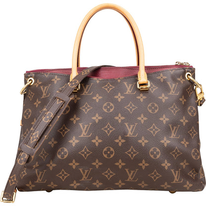Louis Vuitton Monogram Canvas Pallas MM Handbag