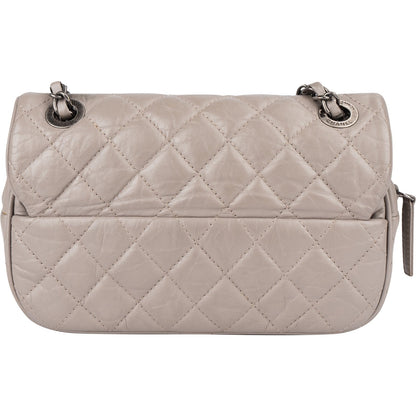 Chanel Quilted Leather Single Flap Crossbody Bag