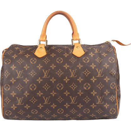 Louis Vuitton Monogram Canvas Speedy 35 Handbag