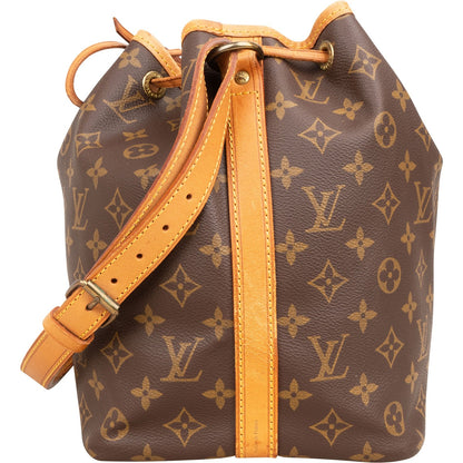 Louis Vuitton Monogram Canvas Sac Noé Petit Shoulder Bag
