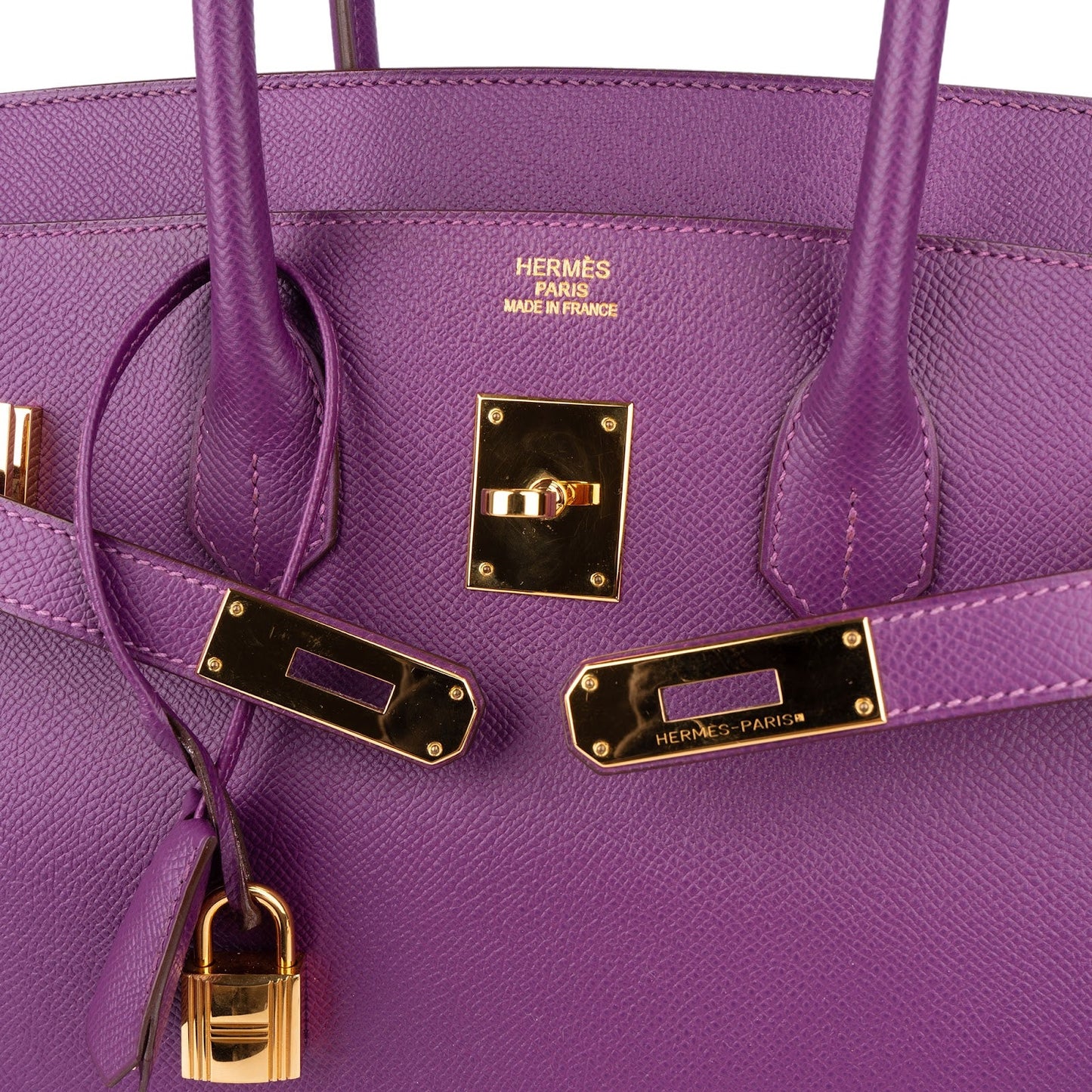 Hermès Violet Epsom Leather Birkin 35 Handbag