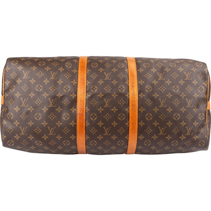 Louis Vuitton Monogram Canvas Keepall 60 Bandoulière Travel Bag