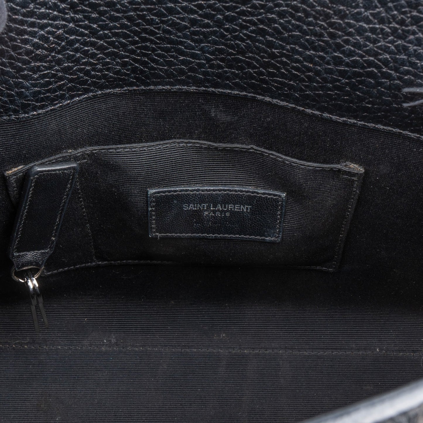 Saint Laurent Grained Leather Sac de Jour Handbag