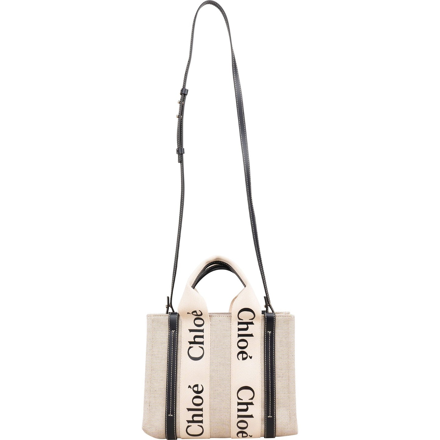 Chloé Canvas Small Woody Tote Handbag