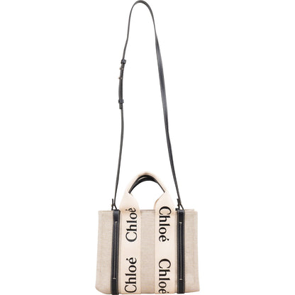 Chloé Canvas Small Woody Tote Handbag