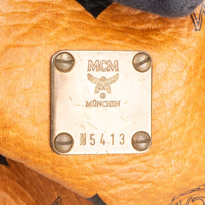 MCM Monogram Visetos Boston Bag Handbag
