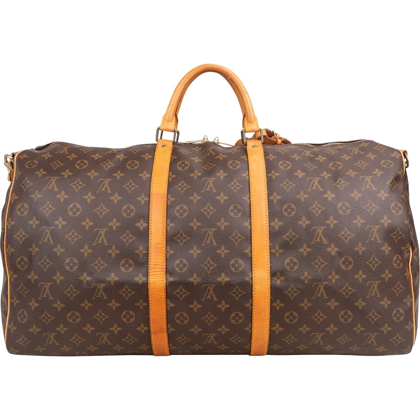 Louis Vuitton Monogram Canvas Keepall 60 Bandoulière Travel Bag