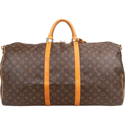 Louis Vuitton Monogram Canvas Keepall 60 Bandoulière Travel Bag