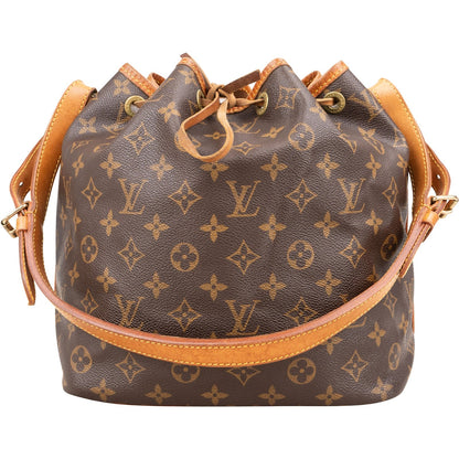 Louis Vuitton Monogram Canvas Sac Noé Petit Shoulder Bag