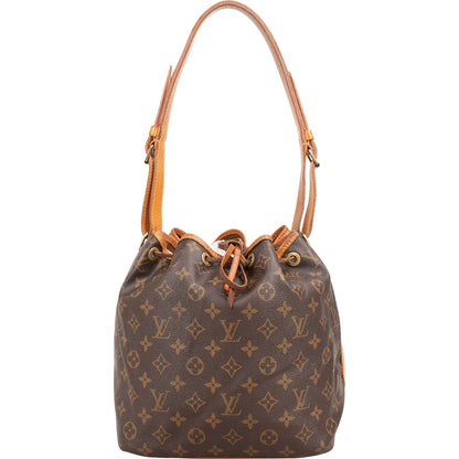 Louis Vuitton Monogram Canvas Sac Noé Petit Shoulder Bag