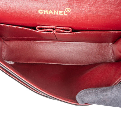 Chanel Quilted Lambskin Medium 24K Gold Double Flap Shoulder Bag