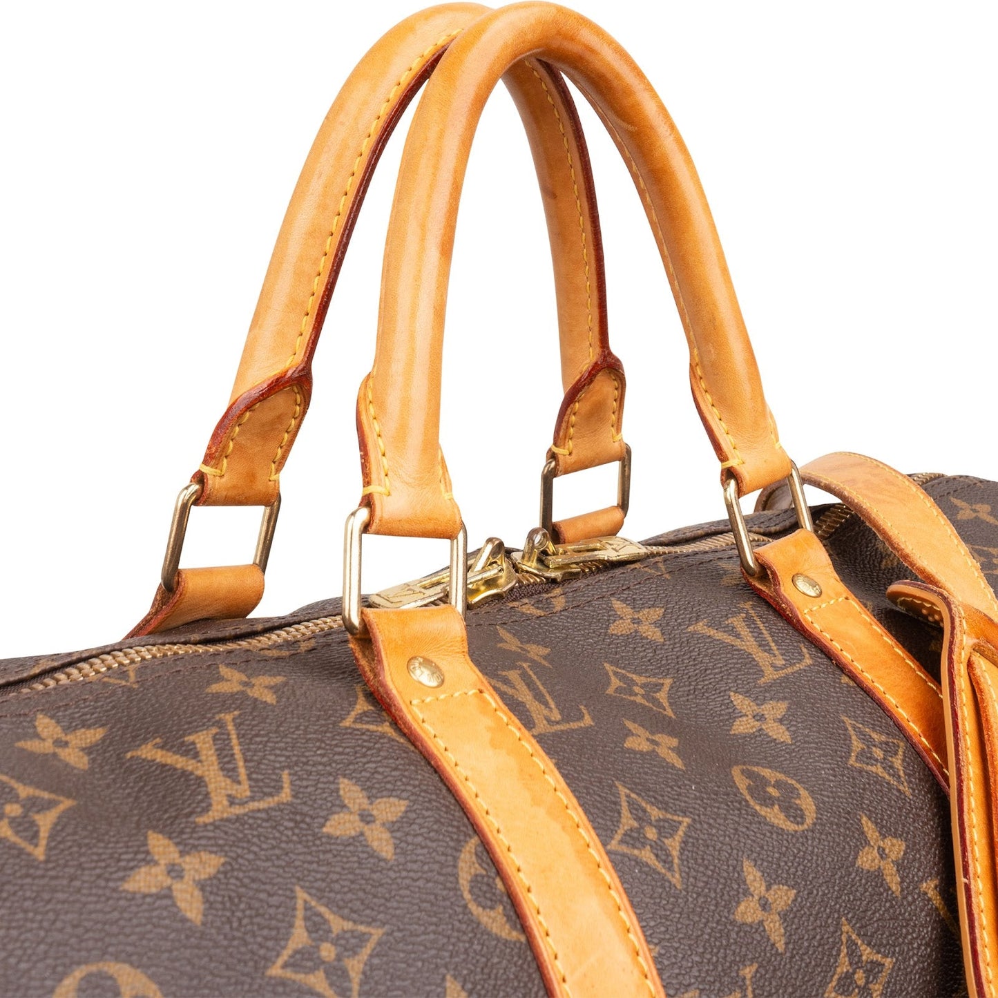 Louis Vuitton Monogram Canvas Keepall 50 Bandoulière Travel Bag