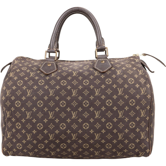 Louis Vuitton Mini Lin Monogram Speedy 30 Handbag