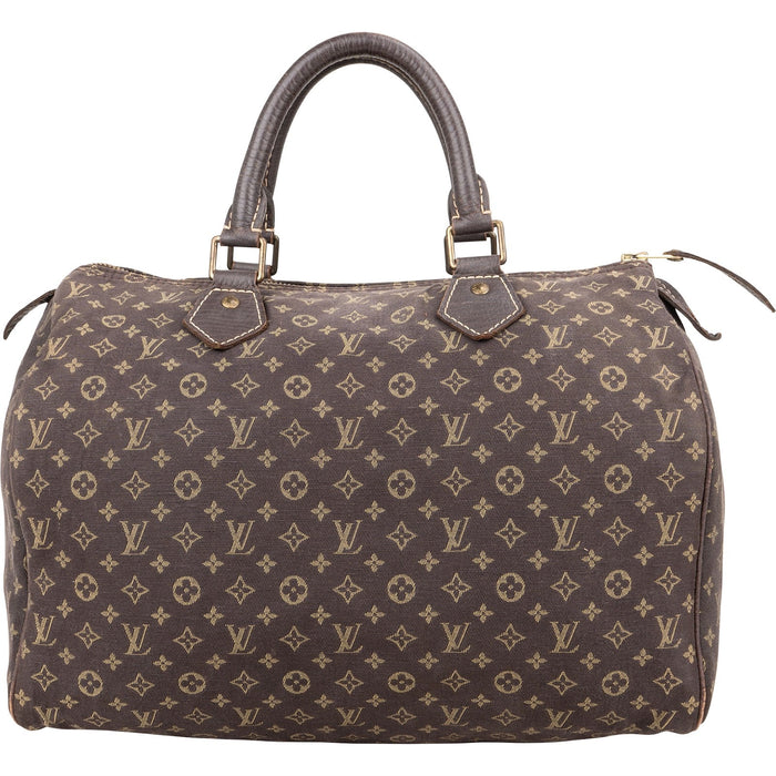 Louis Vuitton Mini Lin Monogram Speedy 30 Handbag