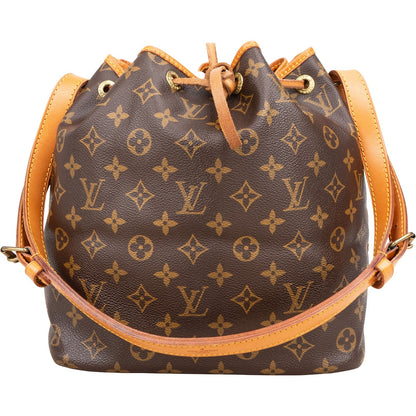 Louis Vuitton Monogram Canvas Sac Noé Petit Shoulder Bag