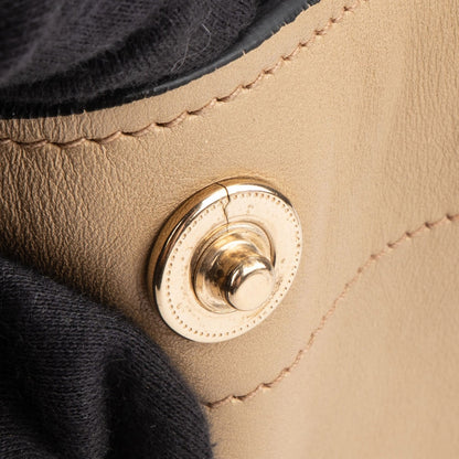 Prada Saffiano Bicolor Leather City Tote Handbag