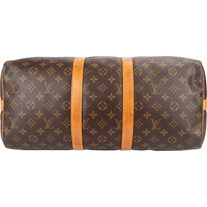 Louis Vuitton Monogram Canvas Keepall 45 Bandoulière Travel Bag