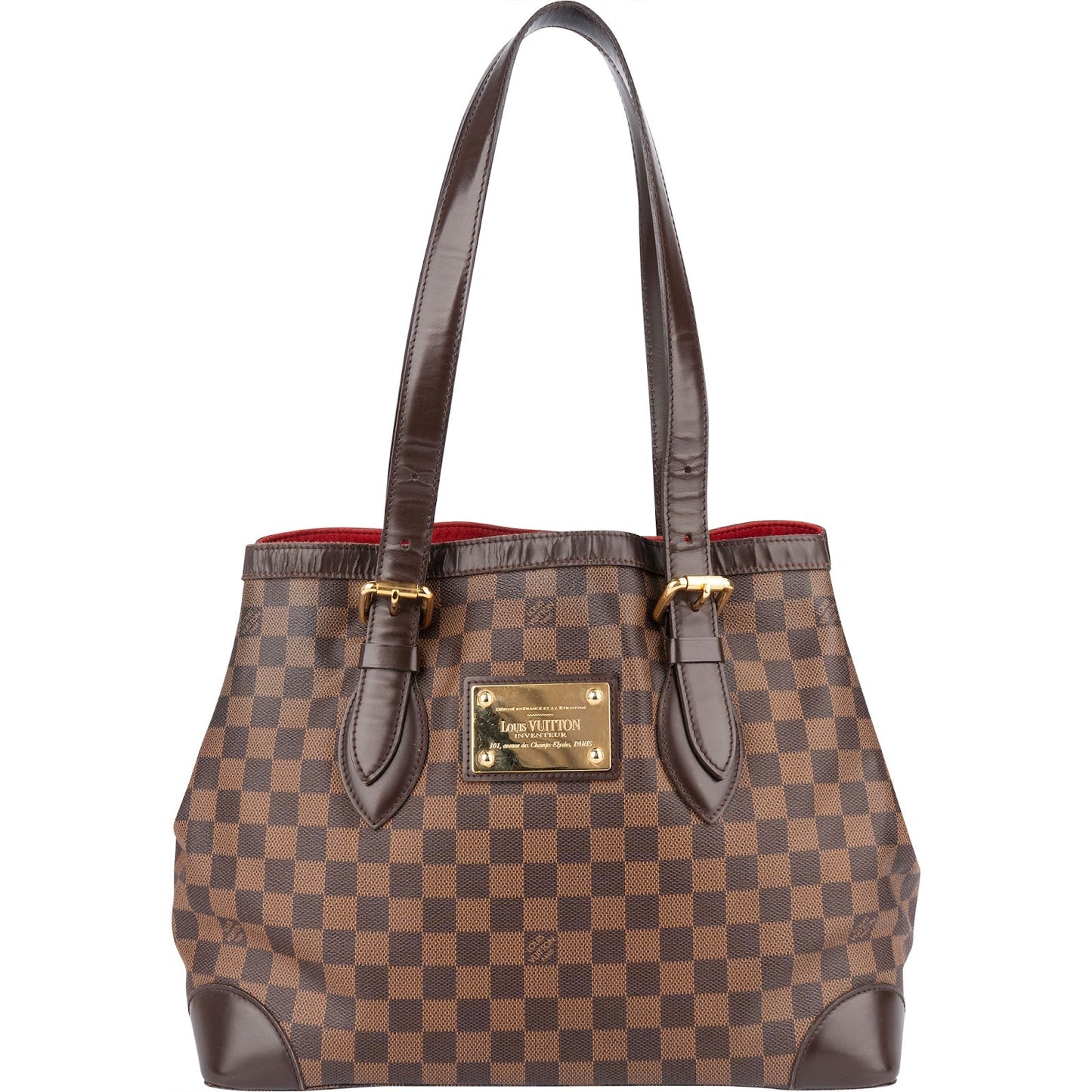 Louis Vuitton Monogram Damier Ebene Hampstead GM Shoulder Bag