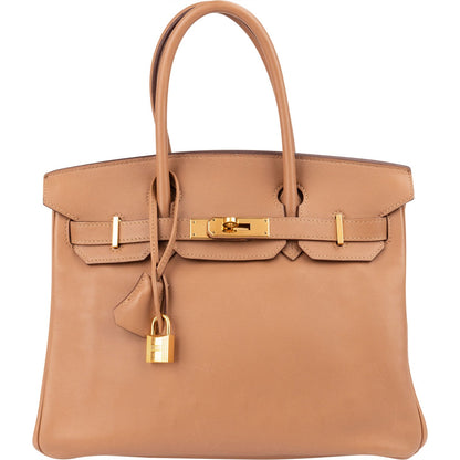 Hermès Natural Swift Leather Birkin 30 Handbag