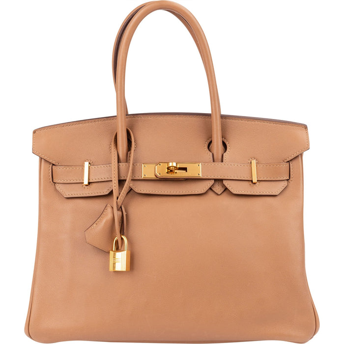 Hermès Natural Swift Leather Birkin 30 Handbag