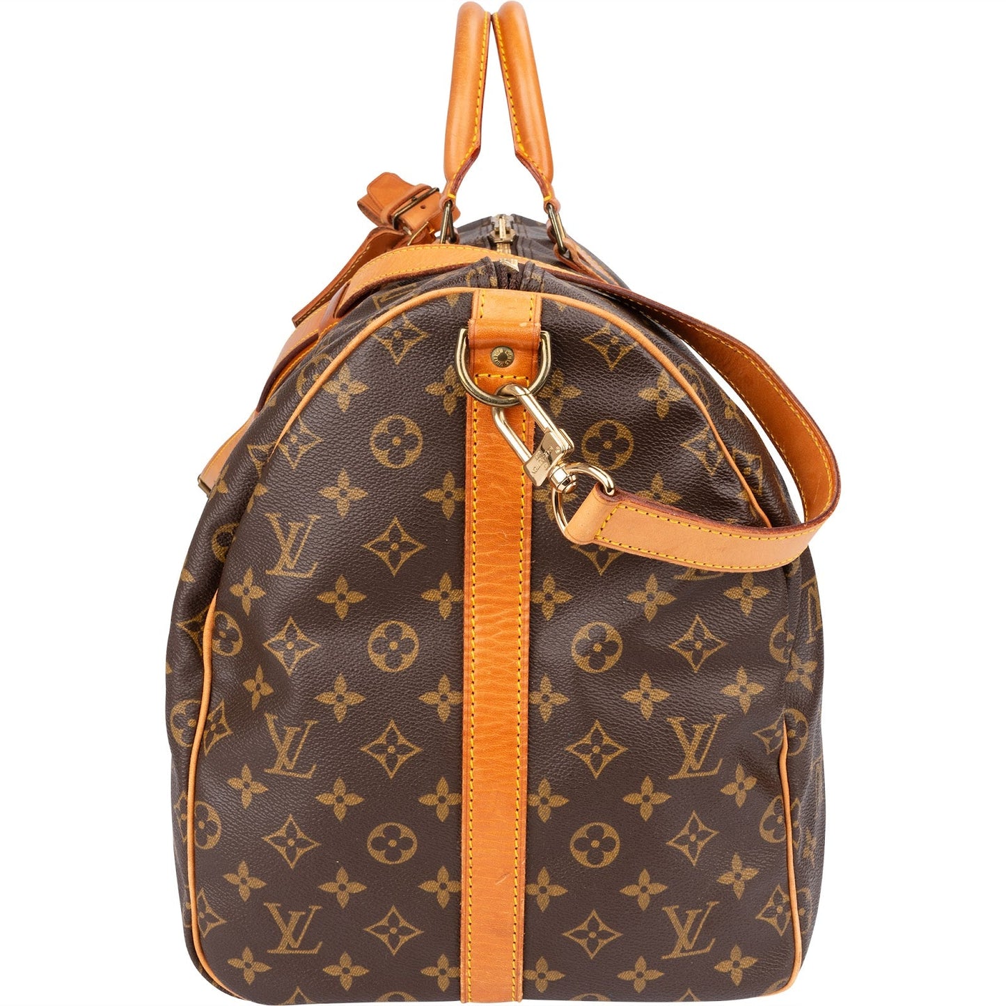 Louis Vuitton Monogram Canvas Keepall 55 Bandoulière Travel Bag