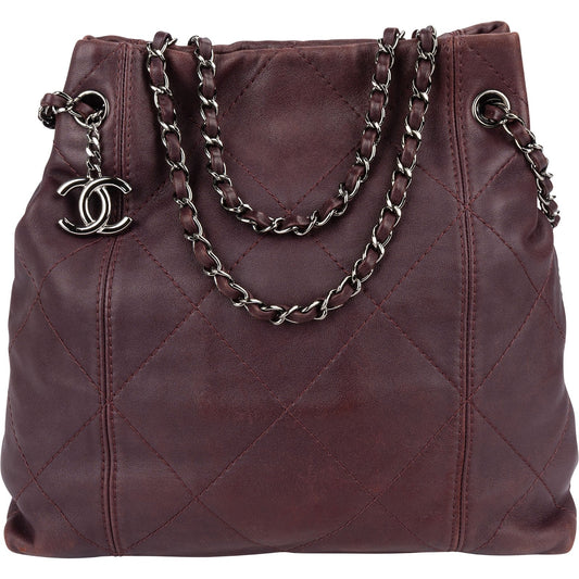 Chanel Soft Stitching Lambskin in The Mix Tote Crossbody Bag
