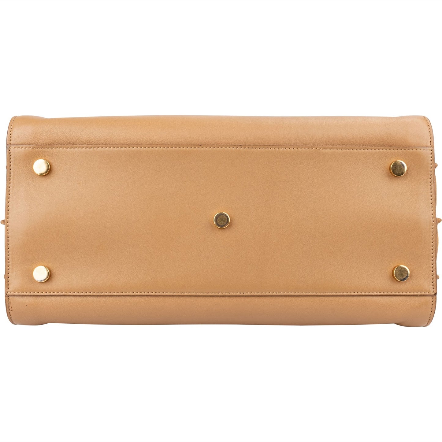Yves Saint Laurent Smooth Leather Sac De Jour Handbag