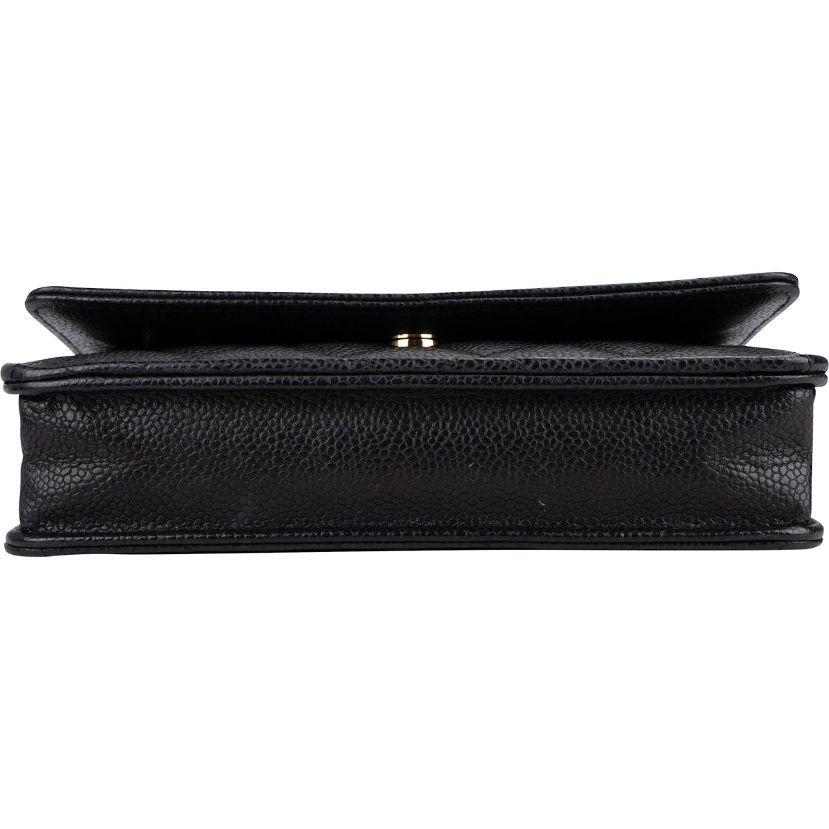Chanel Quilted Caviar Leather Wallet On Chain Crossbody Bag