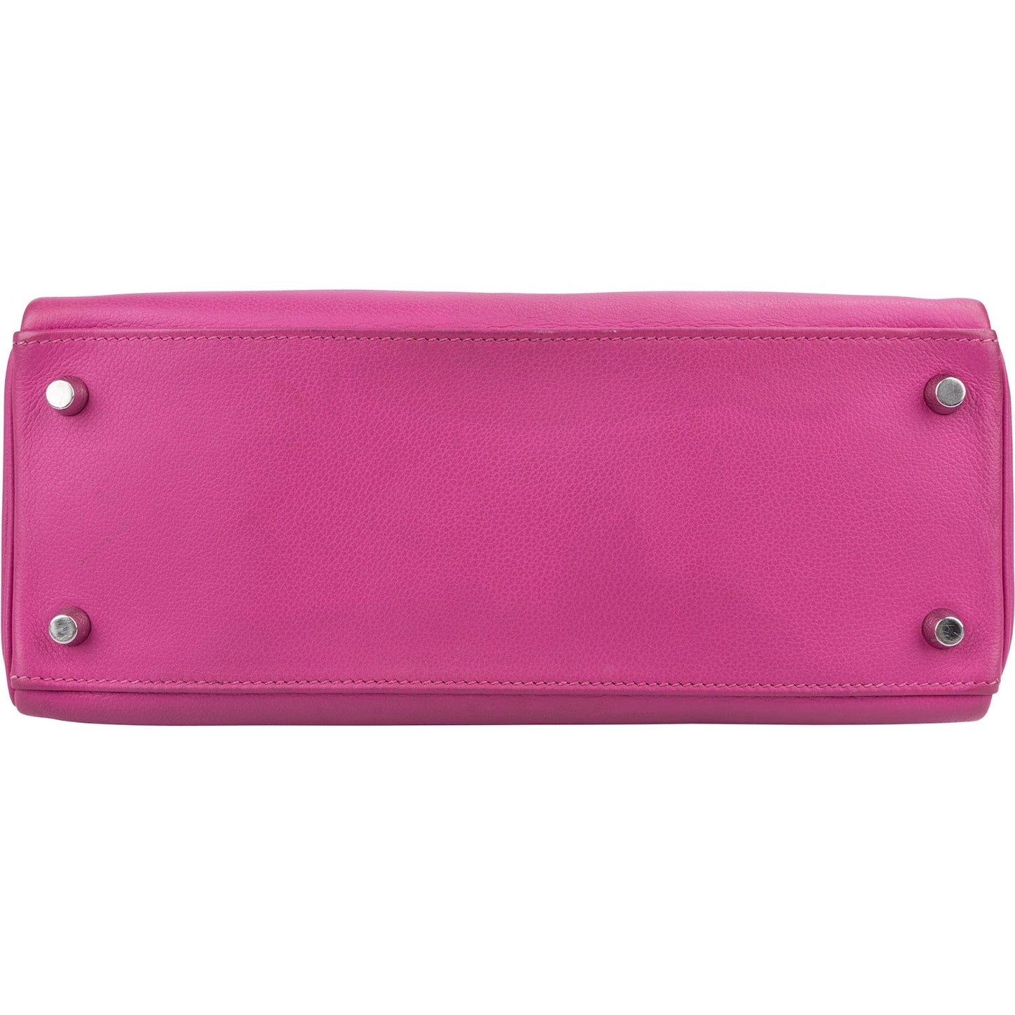 Hermès Pink Chevre Leather Palladium Kelly 28 Handbag