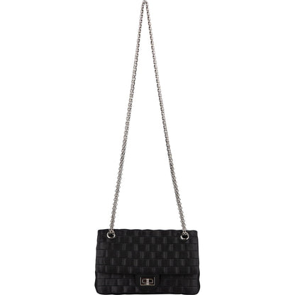 Chanel Rare Sample Satin Chocolate Bar 2.55 Reissue Double Flap Crossbody Bag