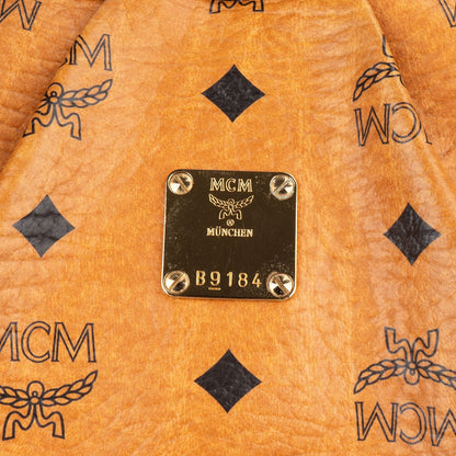 MCM Monogram Visetos Satchel Handbag