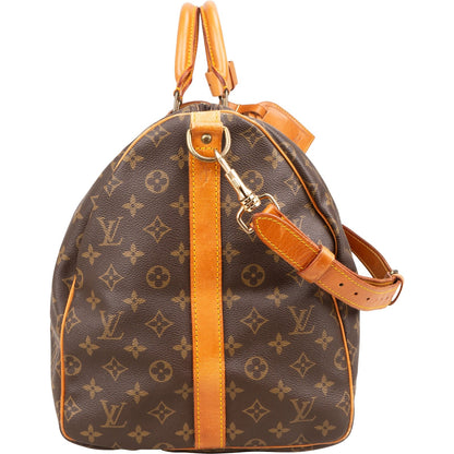 Louis Vuitton Monogram Canvas Keepall 55 Bandoulière Travel Bag