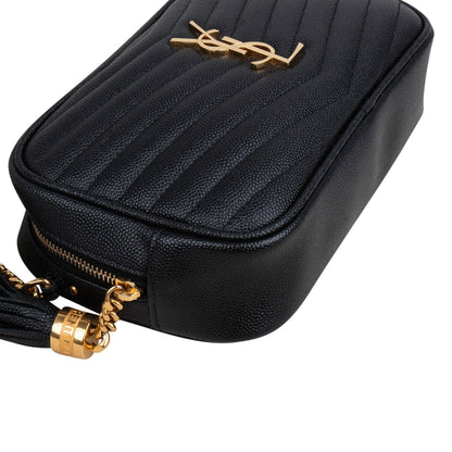 Saint Laurent Quilted Leather Lou Camera Crossbody Bag