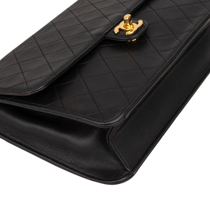Chanel Quilted Lambskin  Medium Single Flap Shoulder Bag