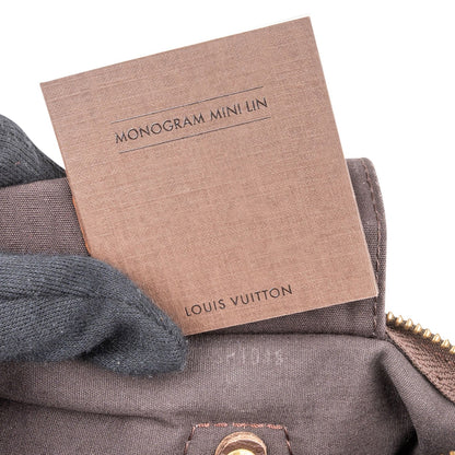 Louis Vuitton Mini Lin Monogram Speedy 30 Handbag