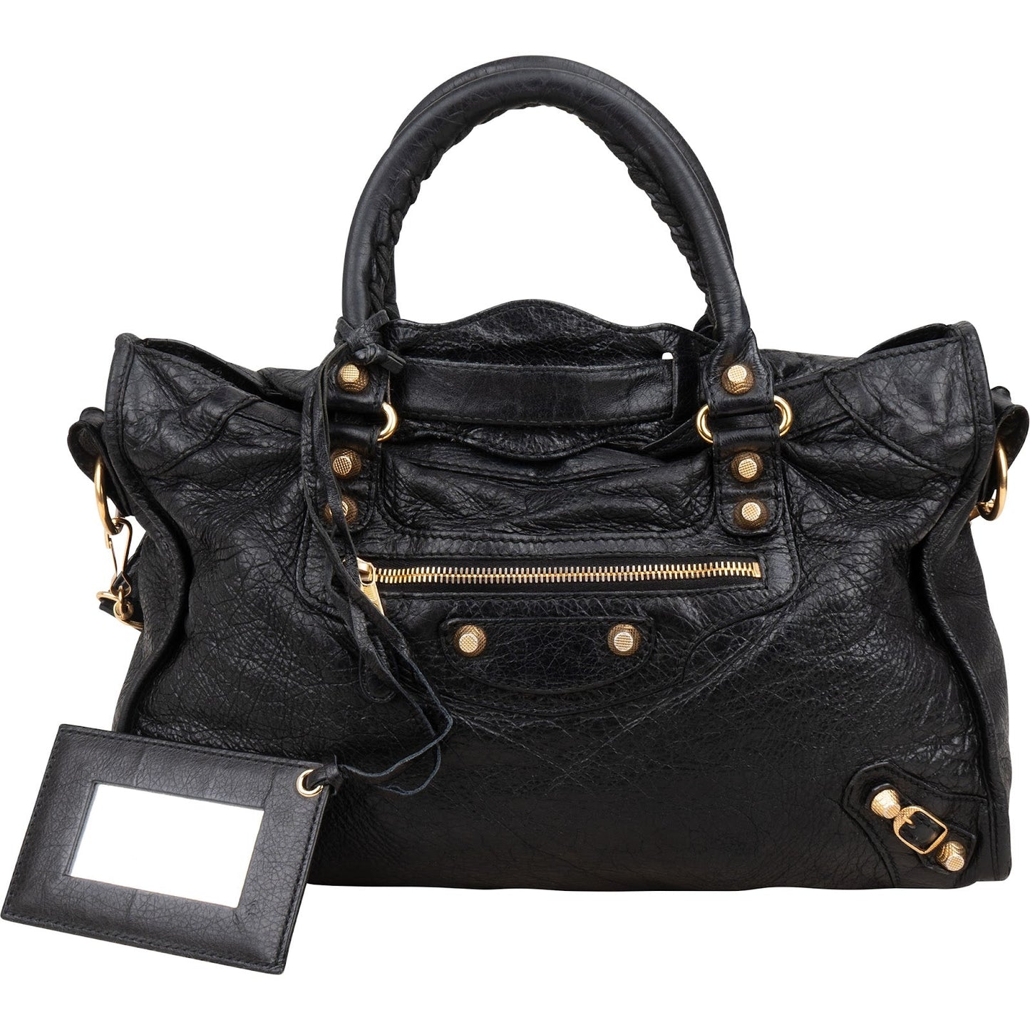Balenciaga Black Leather Classic City Handbag