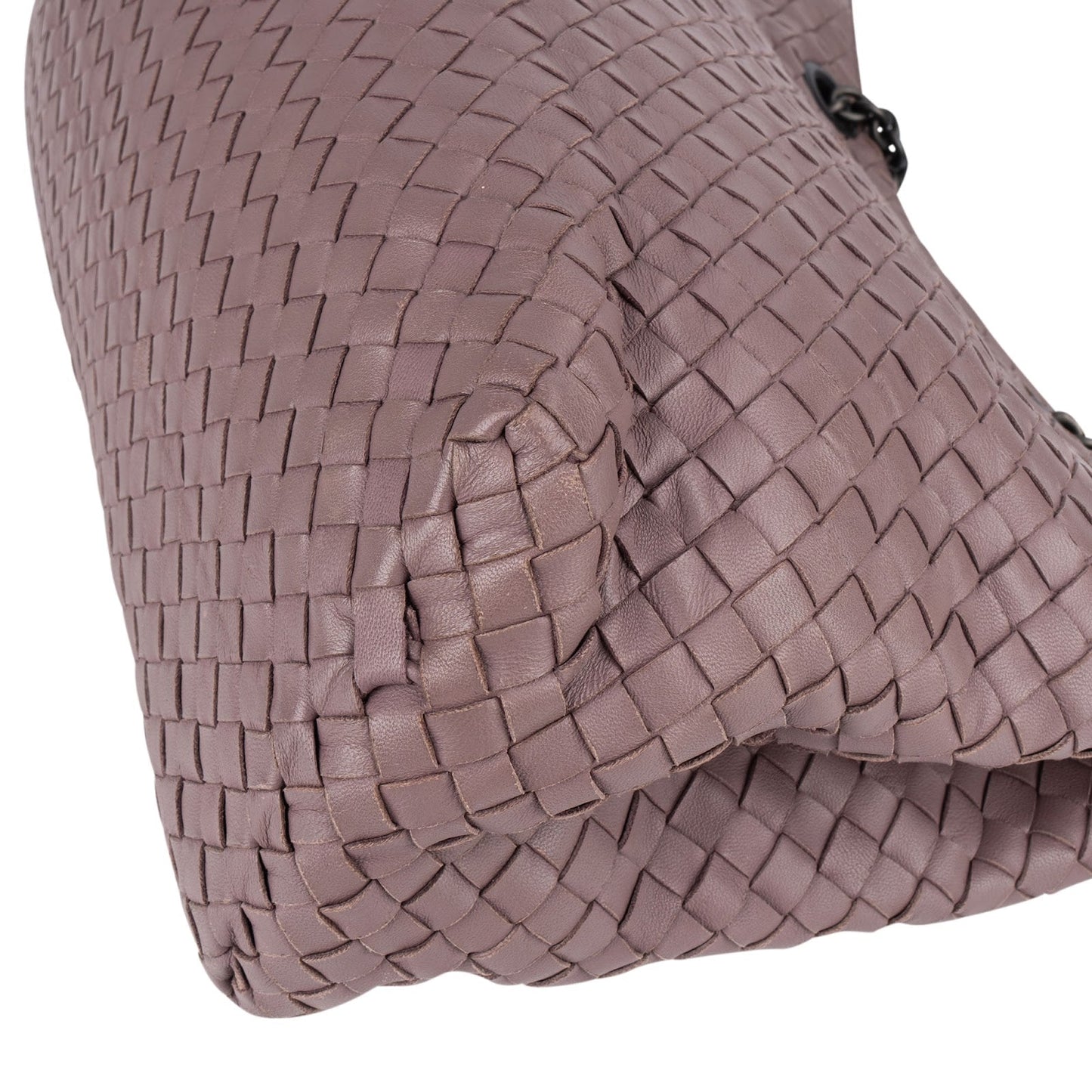 Bottega Veneta Intrecciato Leather Chain Tote Shoulder Bag