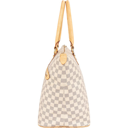 Louis Vuitton Monogram Damier Azur Saleya GM Handbag