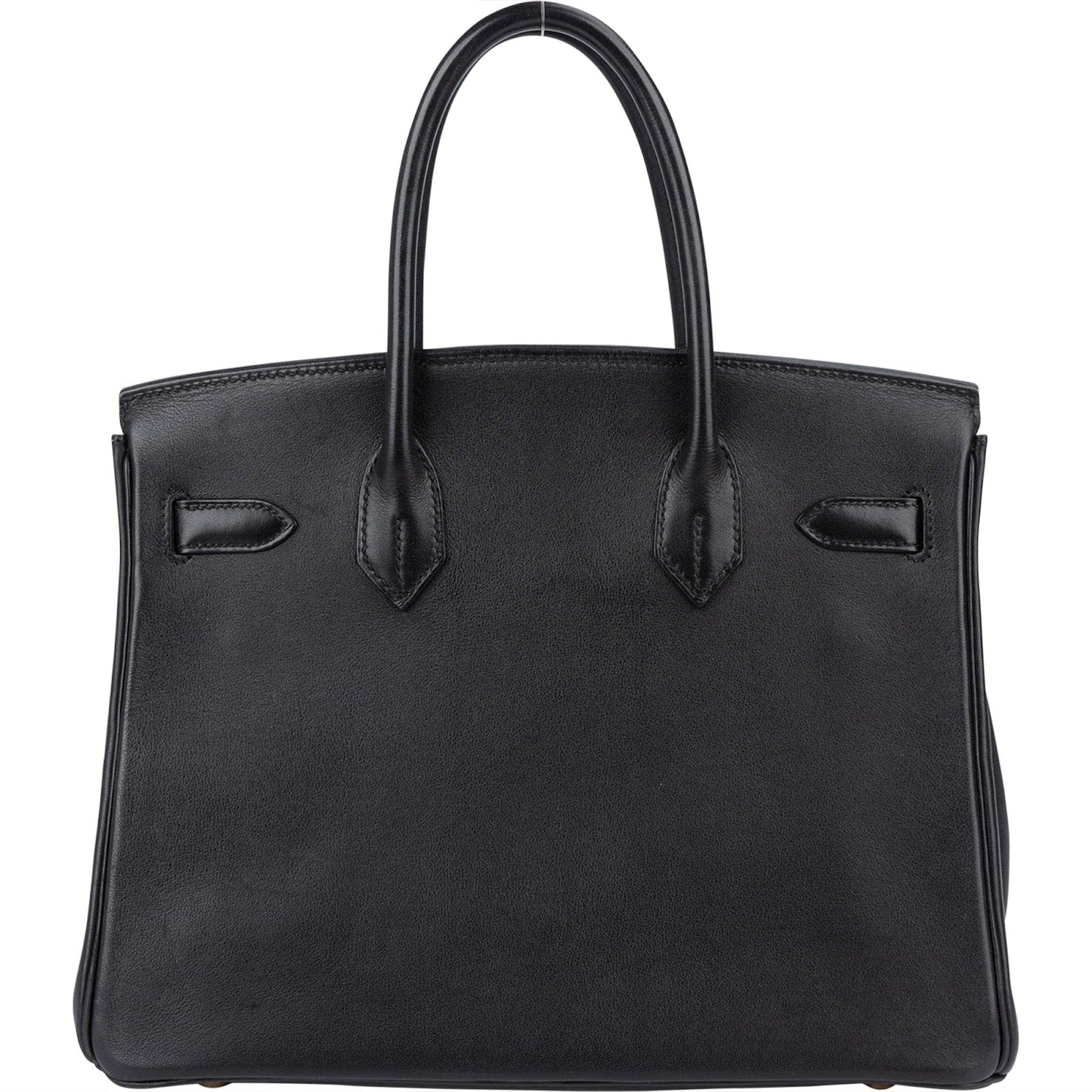 Hermès Noir Swift Leather Birkin 30 Handbag