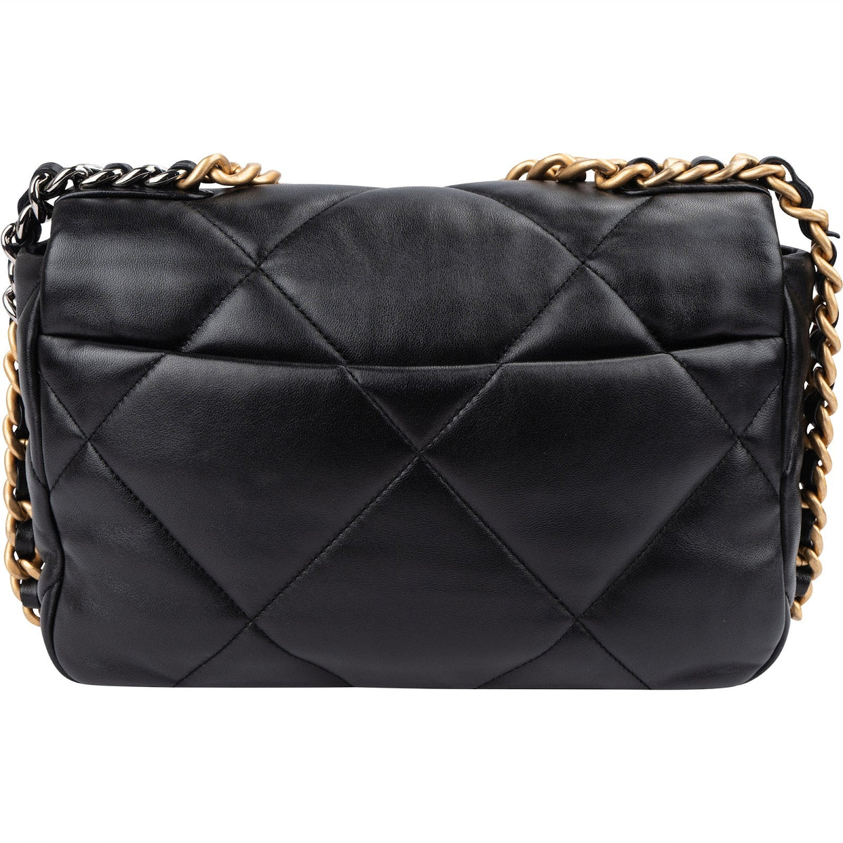 Chanel 19 Quilted Lambskin Medium Single Flap Crossbody Bag