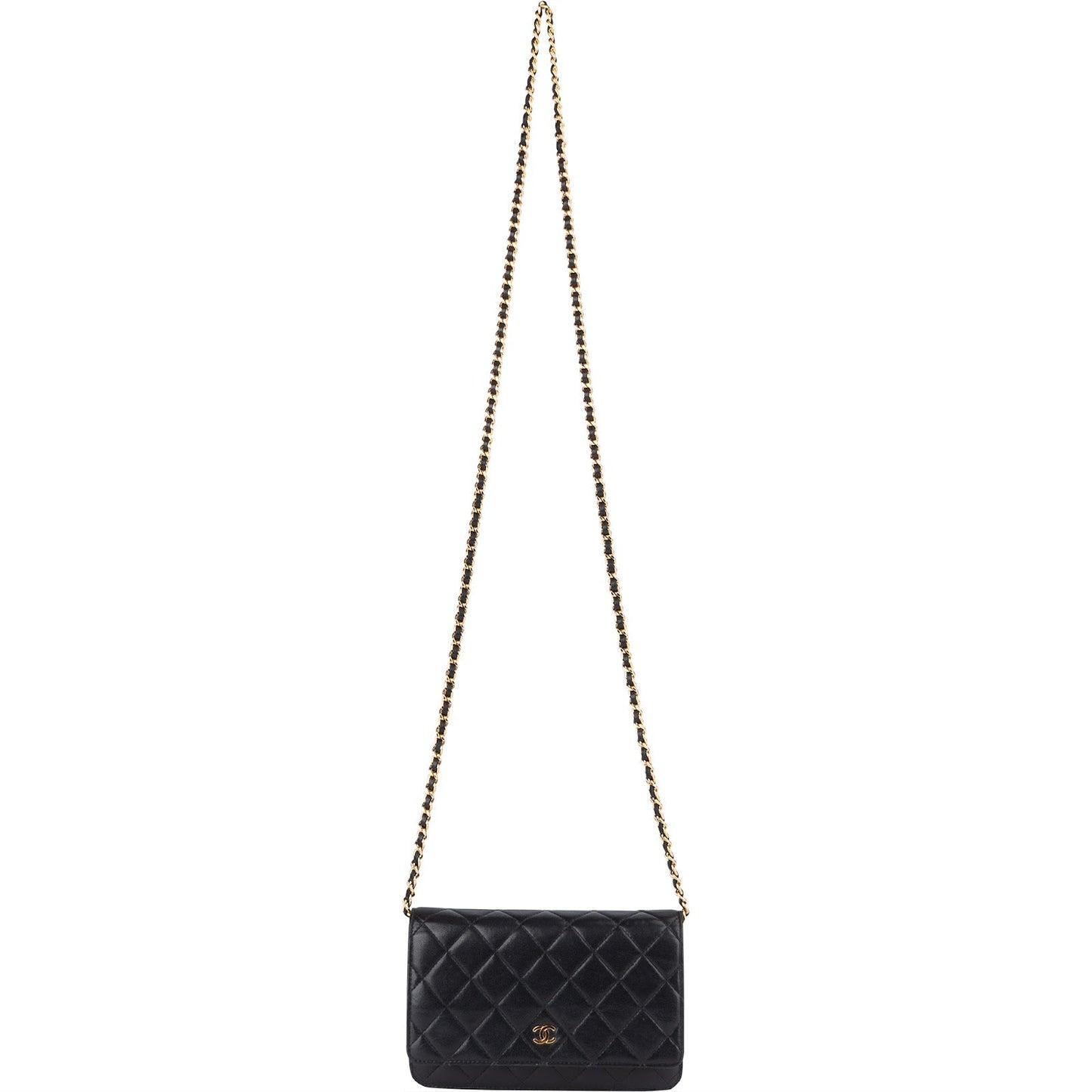 Chanel Quilted Lambskin CC Wallet On Chain Crossbody Bag