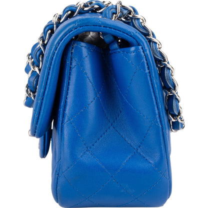 Chanel Quilted Lambskin Mini Single Flap Crossbody Bag