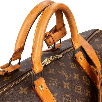 Louis Vuitton Monogram Canvas Keepall 60 Bandoulière Travel Bag
