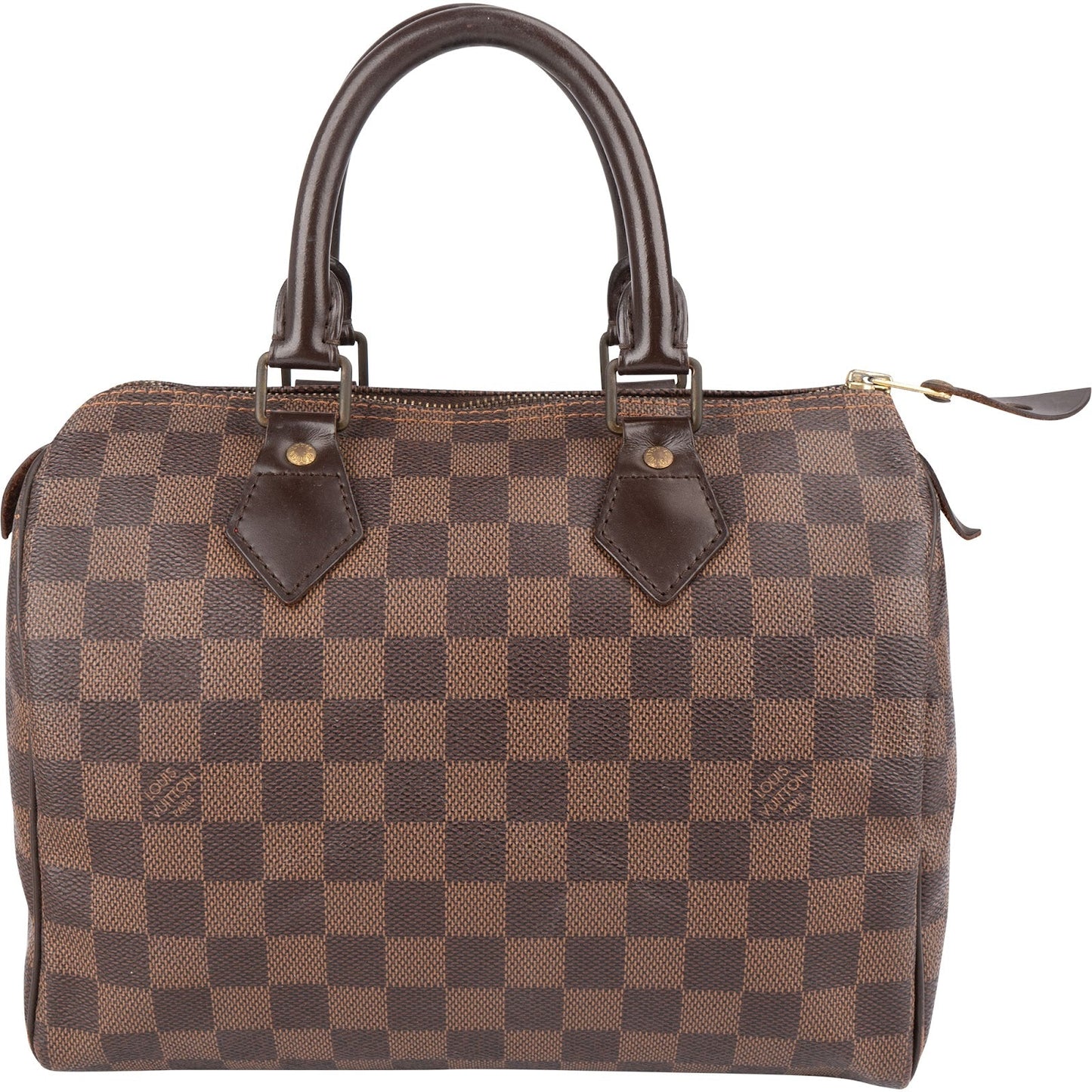 Louis Vuitton Monogram Damier Ebene Canvas Speedy 25 Handbag