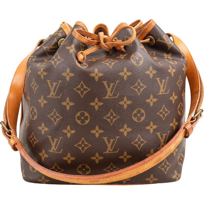 Louis Vuitton Monogram Canvas Sac Noé Petit Shoulder Bag